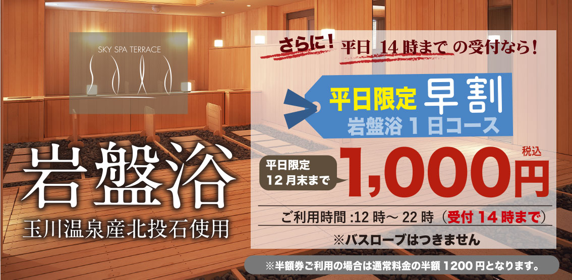 日帰り天然温泉 岩盤浴感謝価格 公式 横手駅前温泉ゆうゆうプラザ